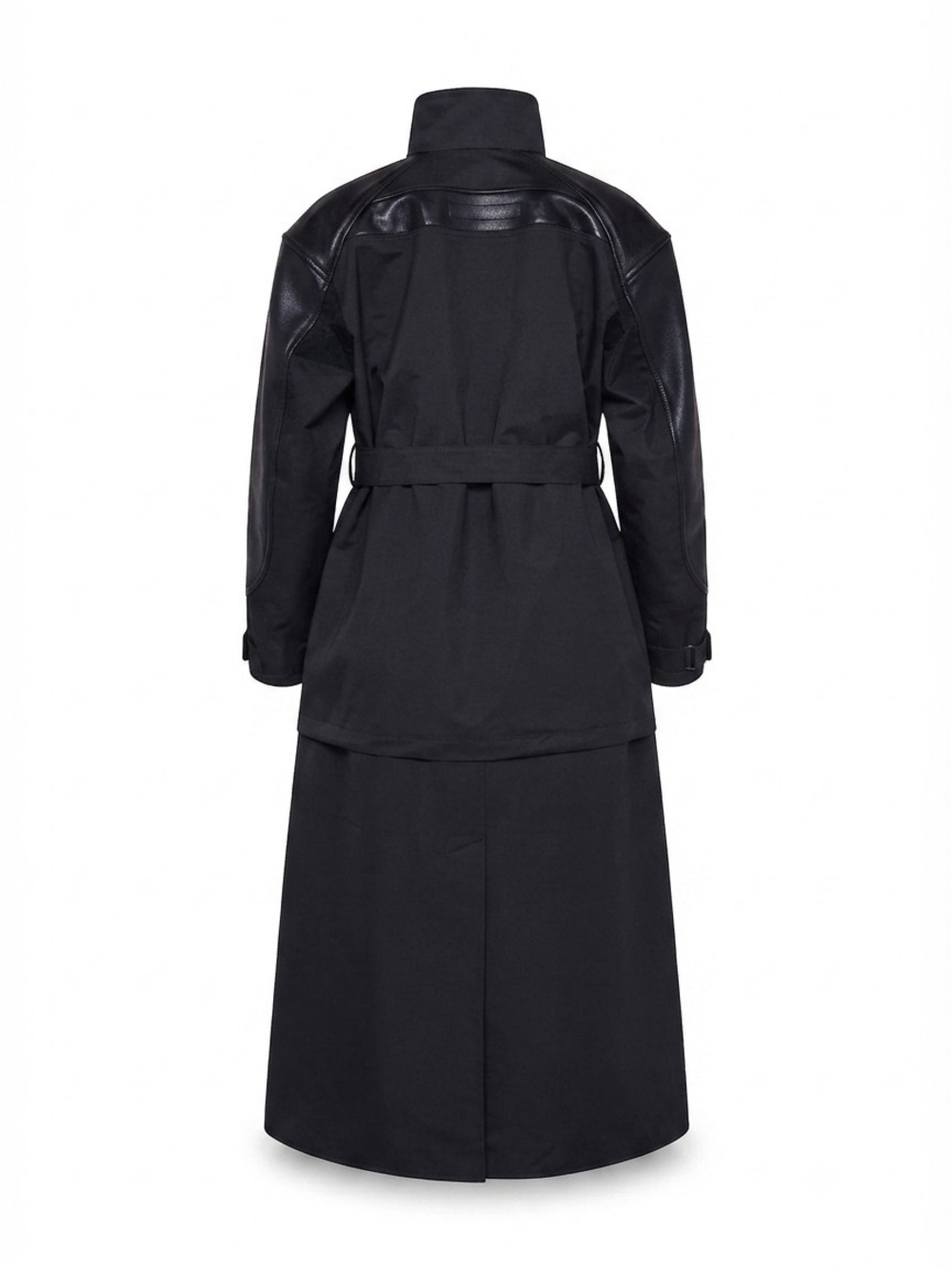 Namilia Inferno Transformer Jacket Coat Black Convertible Trench Goth Techwear S - Picture 5 of 11